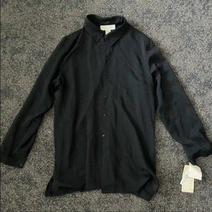 long sleeves sheer shirt